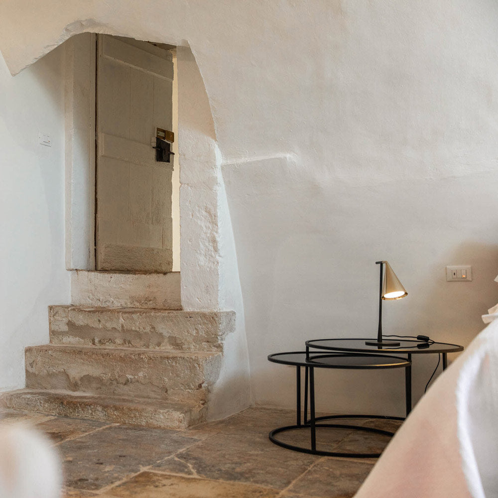 Gordon Table Lamp in living room.