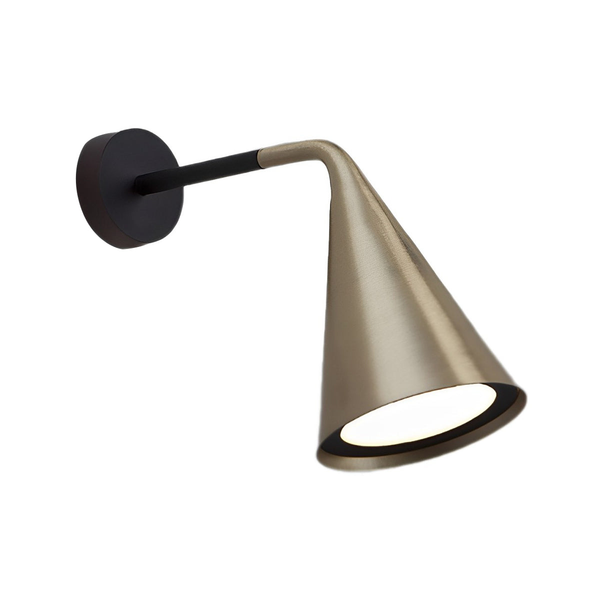 Gordon Wall Light in Brushed Brass (11.42-Inch).