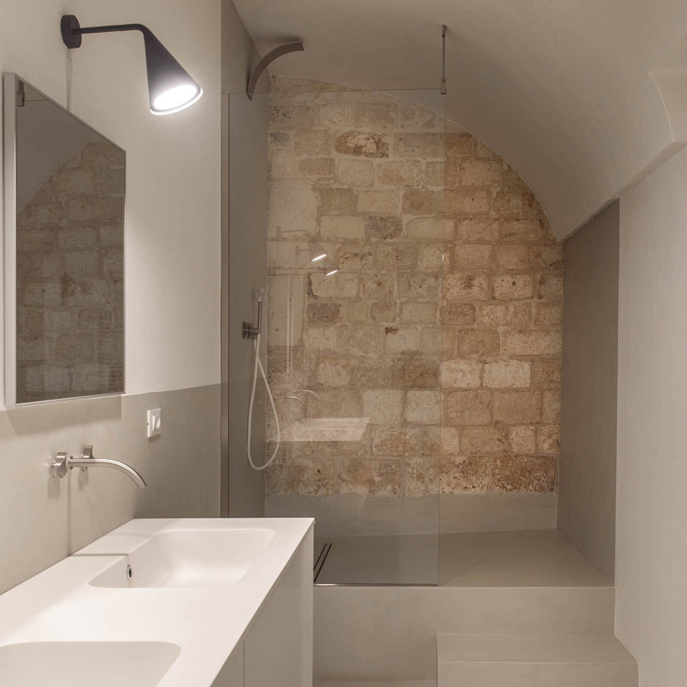 Gordon Wall Light in bathroom.