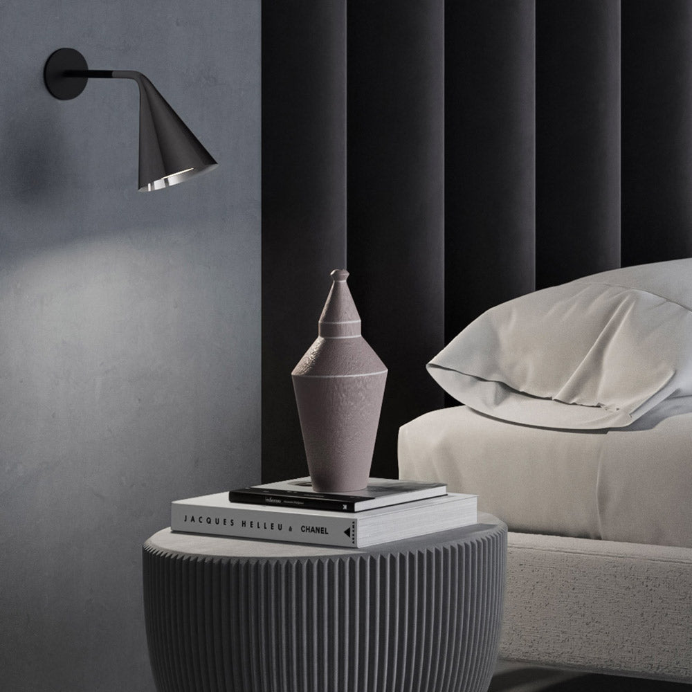 Gordon Wall Light in bedroom.