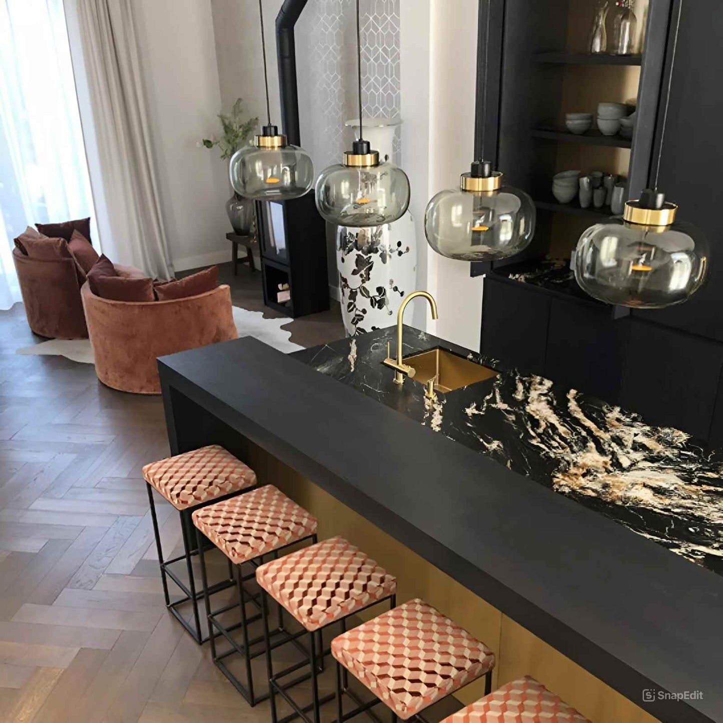 Legier LED Pendant Light in kitchen.
