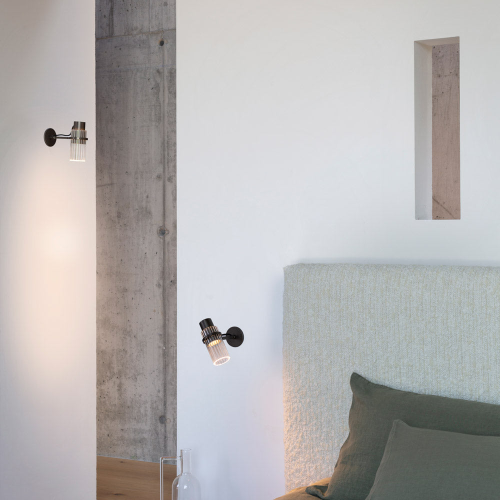 Lei LED Ceiling / Wall Light in bedroom.