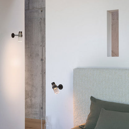 Lei LED Ceiling / Wall Light in bedroom.