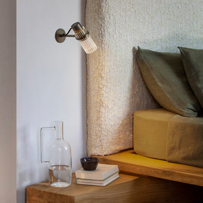 Lei LED Ceiling / Wall Light in bedroom.