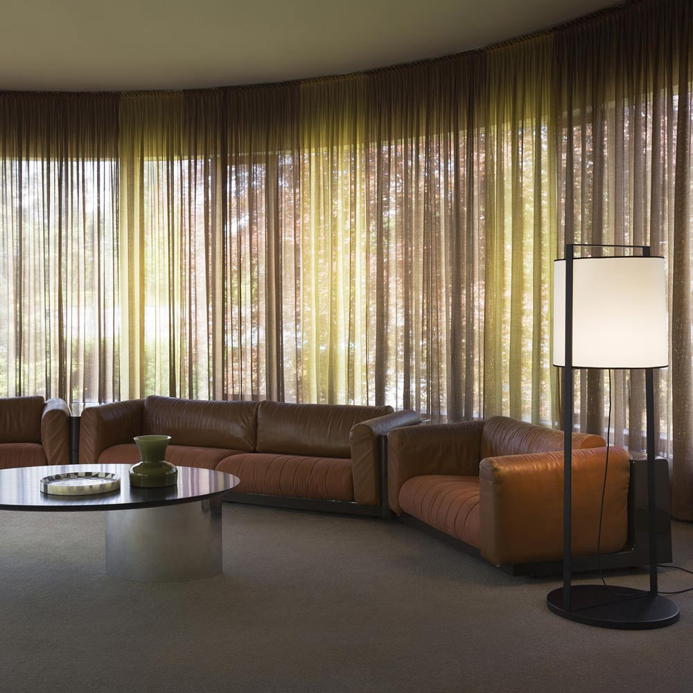 Macao Floor Lamp in living room.