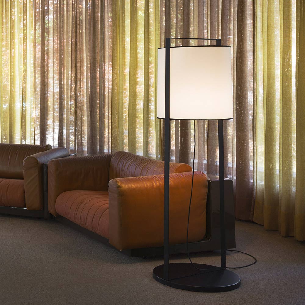 Macao Floor Lamp in living room.