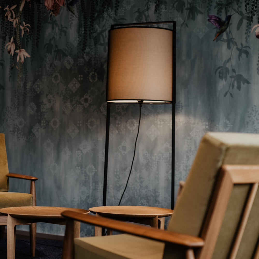 Macao Floor Lamp in living room.