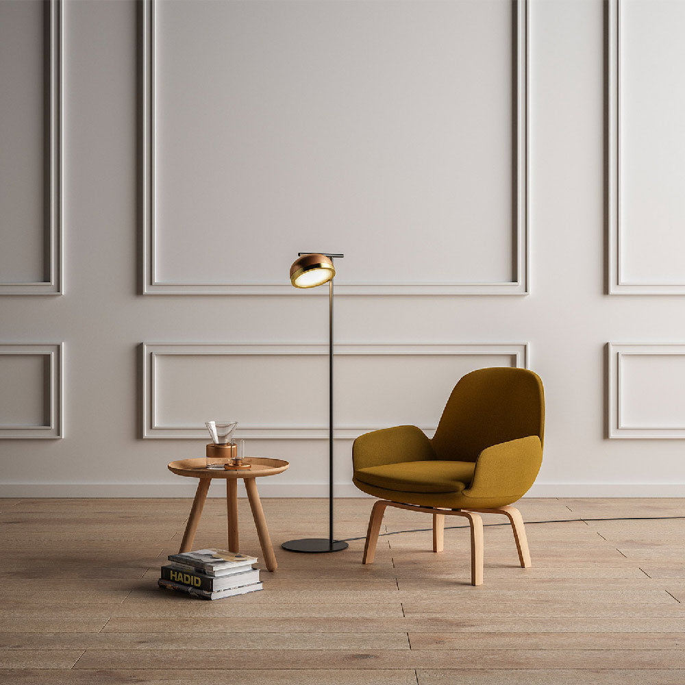 Molly LED Floor Lamp in living room.