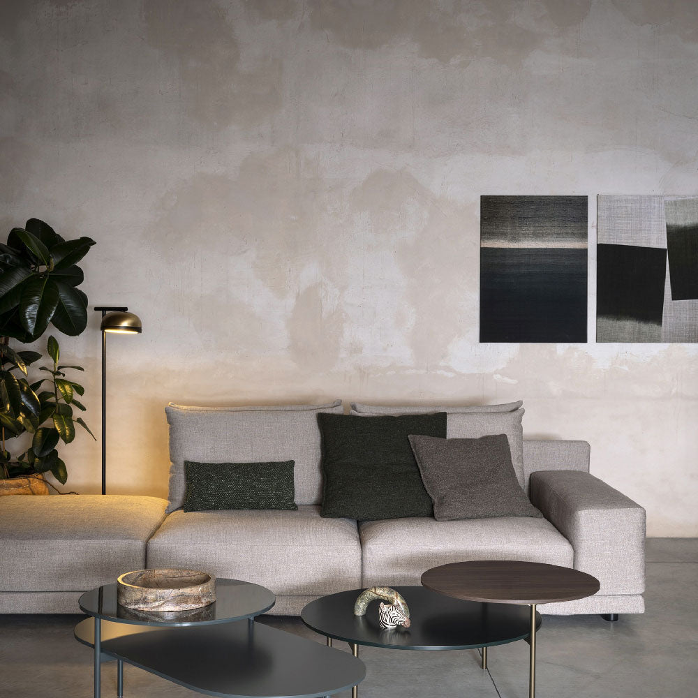 Molly LED Floor Lamp in living room.