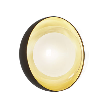 Muse Ceiling / Wall Light in Brushed Brass (7.87-Inch).