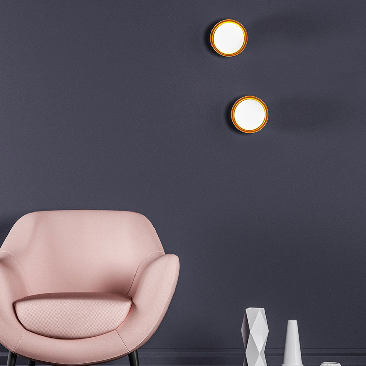 Muse Ceiling / Wall Light in living room.