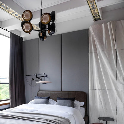 Muse Chandelier in bedroom.
