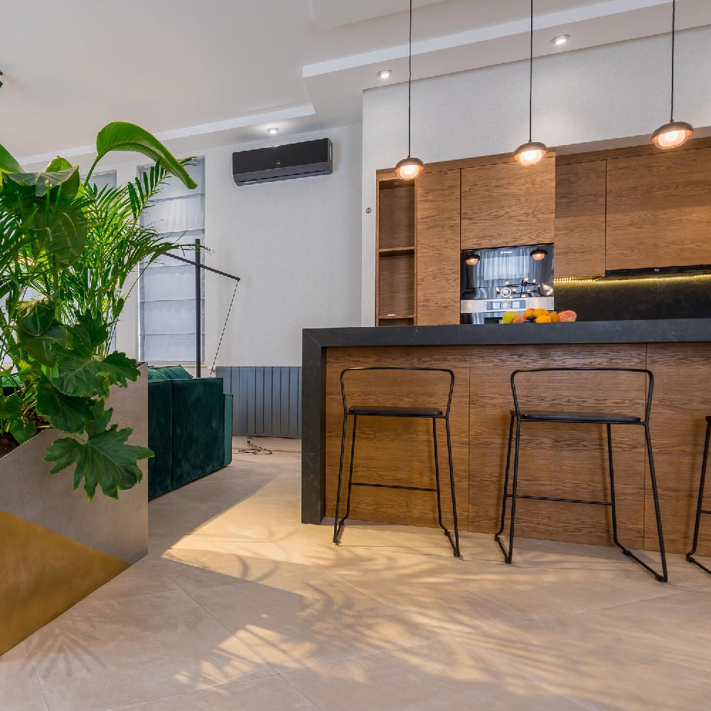 Muse Pendant Light in kitchen.