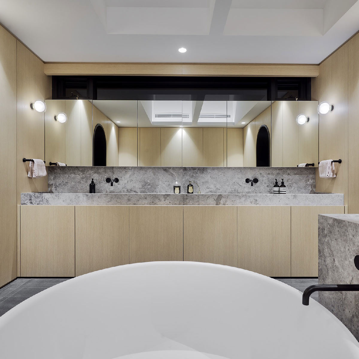 Nabila Ceiling / Wall Light in bathroom.