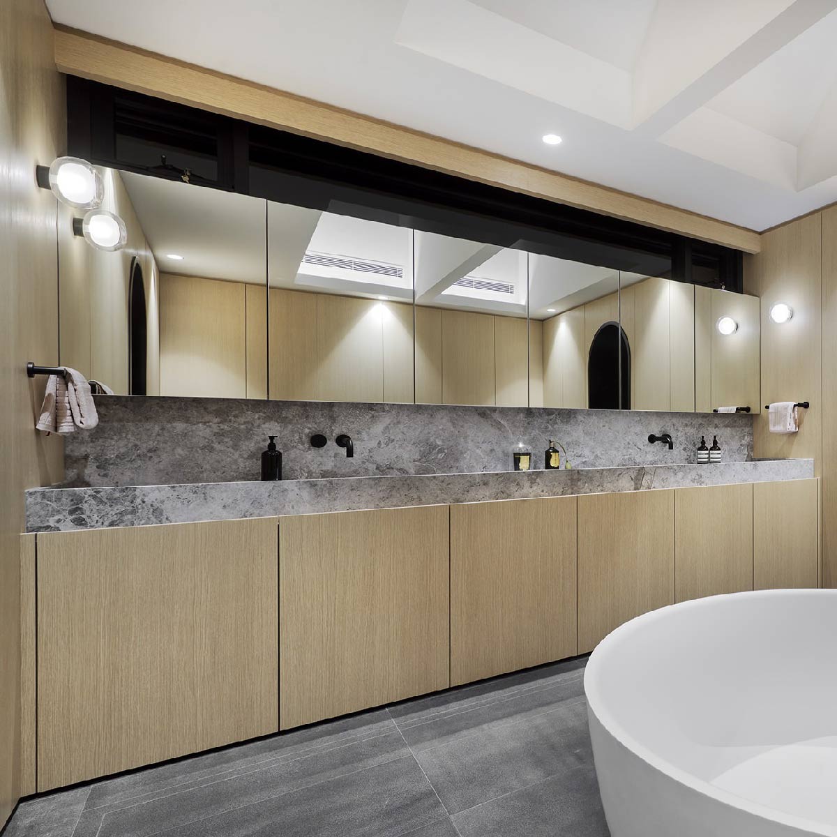 Nabila Ceiling / Wall Light in bathroom.