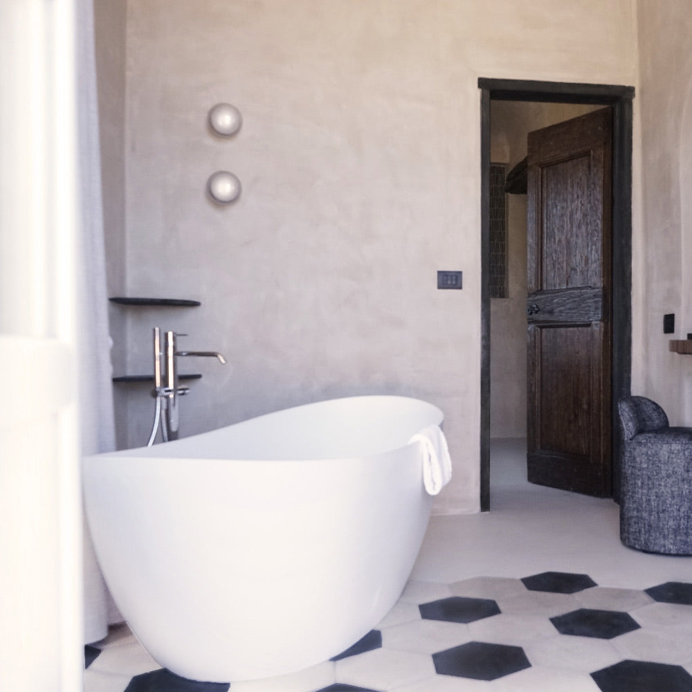 Nabila Ceiling / Wall Light in bathroom.