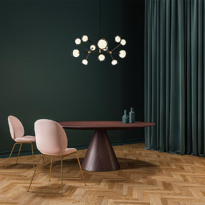 Nabila Chandelier in dining room.