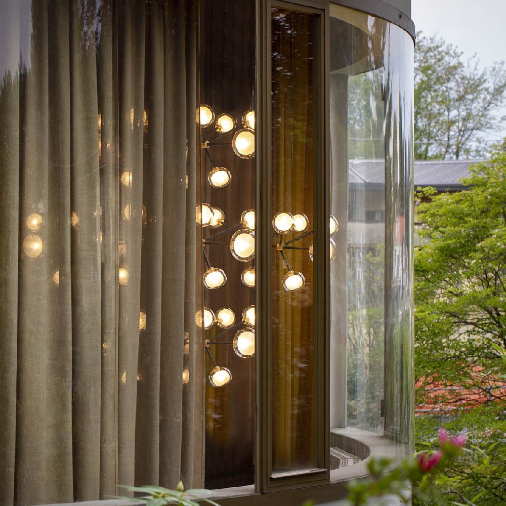 Nabila Chandelier in living room.