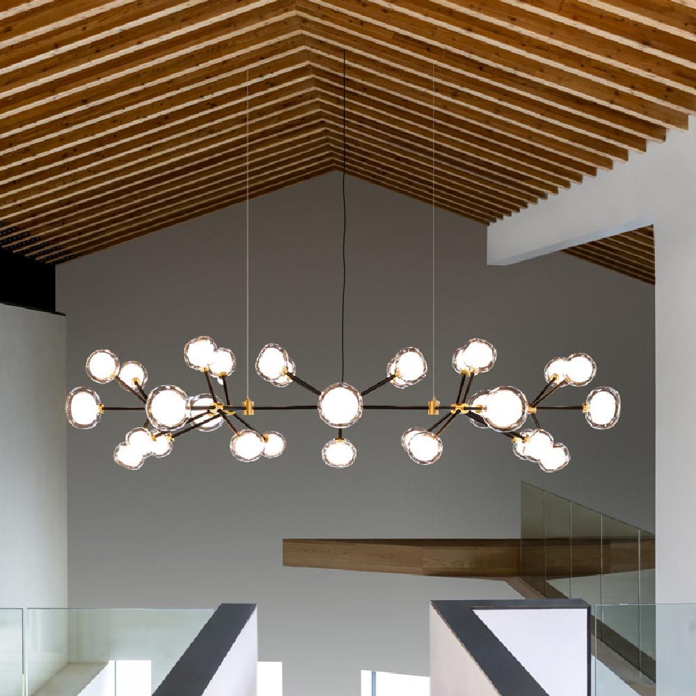 Nabila Flat Chandelier in Detail.