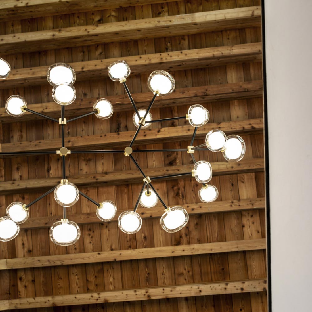 Nabila Flat Chandelier in Detail.