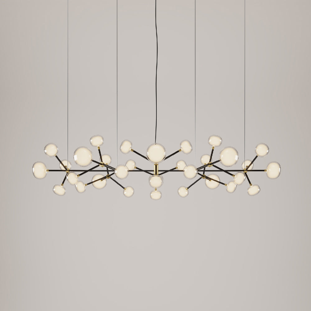 Nabila Flat Chandelier in Detail.