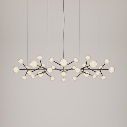 Nabila Flat Chandelier in Detail.
