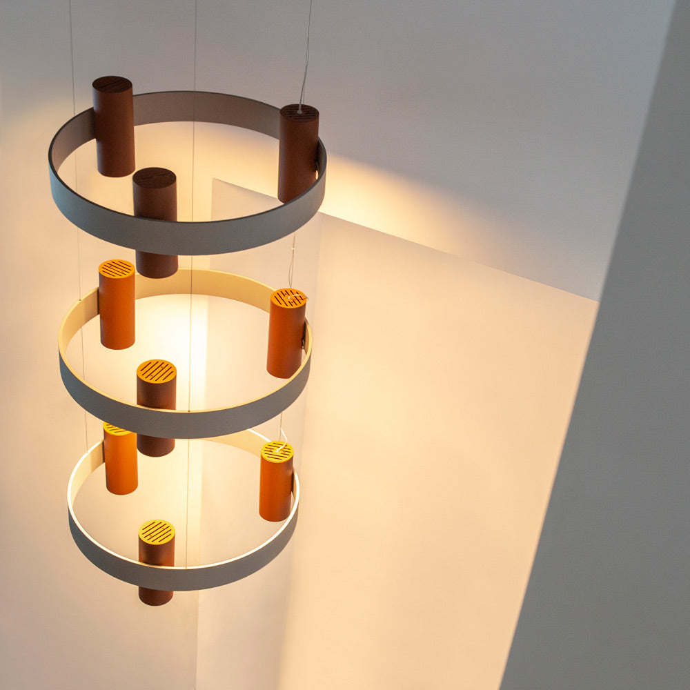 Nastro LED Chandelier in Detail.