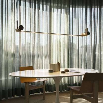 Nastro LED Pendant Light in living room.