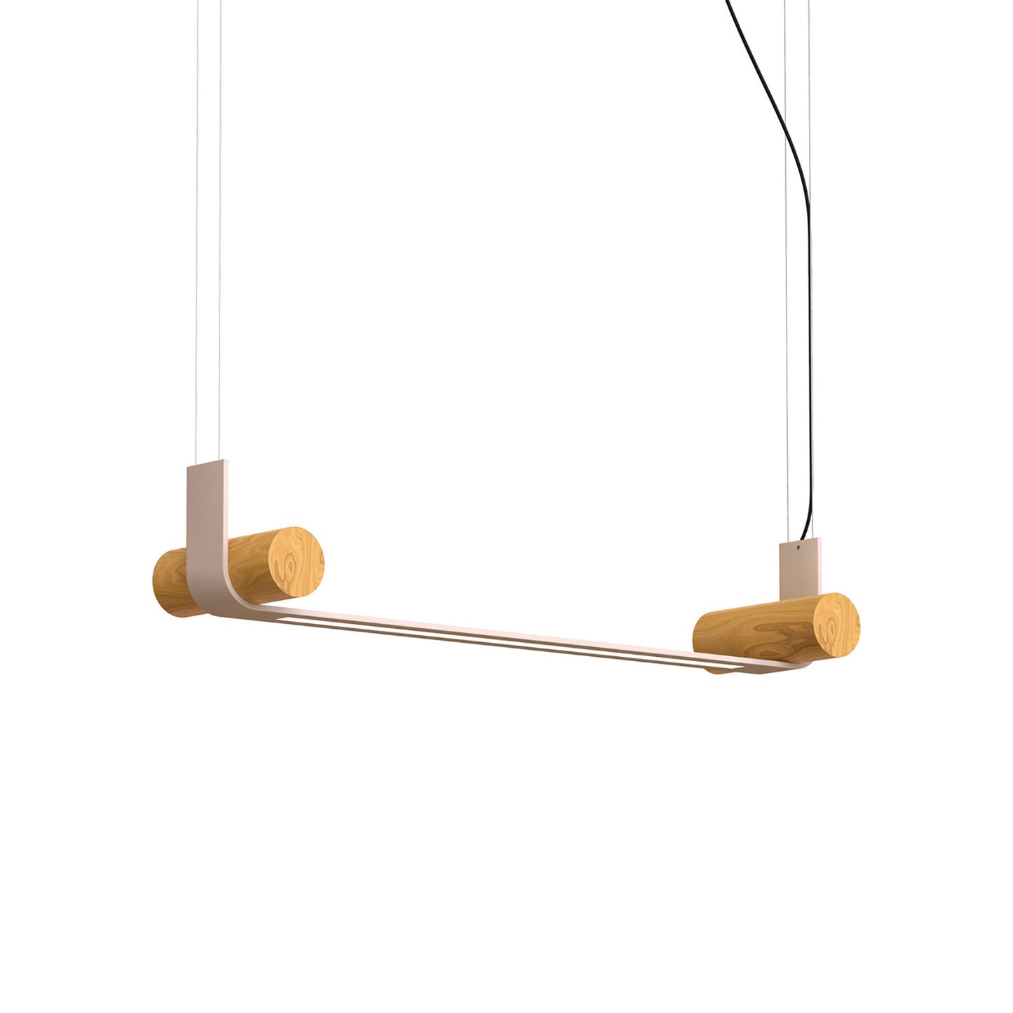 Nastro LED Pendant Light in Eggshell/Ash (41.3-Inch).