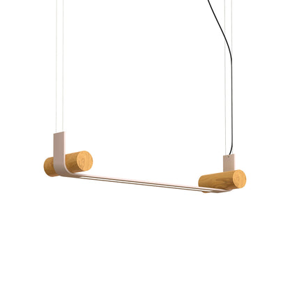 Nastro LED Pendant Light in Eggshell/Ash (41.3-Inch).