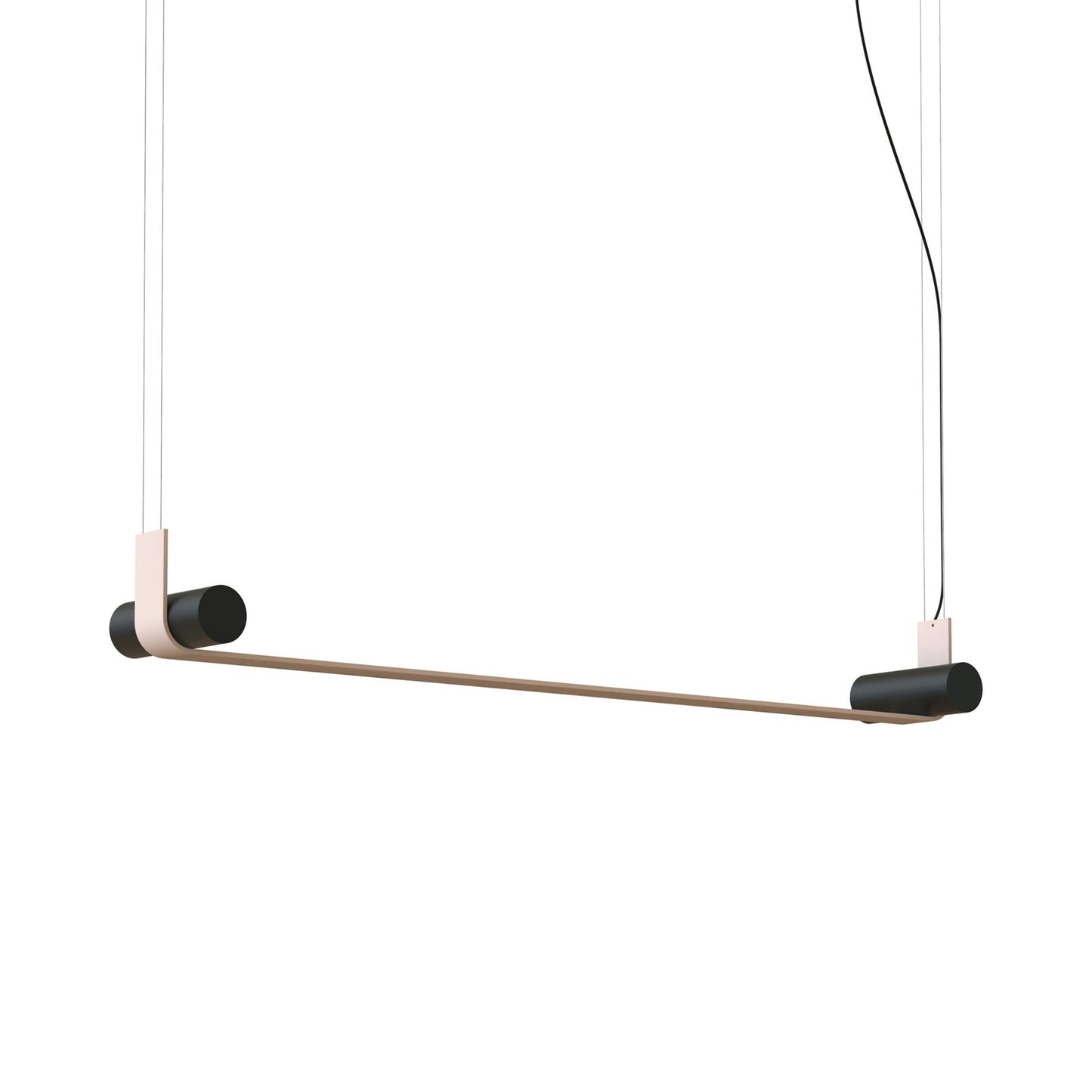 Nastro LED Pendant Light in Beige/Sand Black (66.9-Inch).
