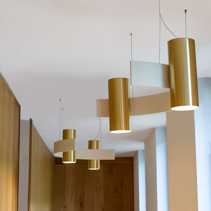 Nastro LED Pendant Light in living room.