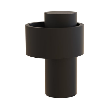 Nastro LED Rechargeable Table Lamp in Sand Black.