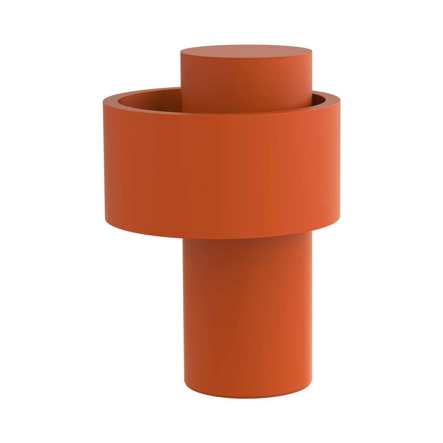 Nastro LED Rechargeable Table Lamp in Terracotta.
