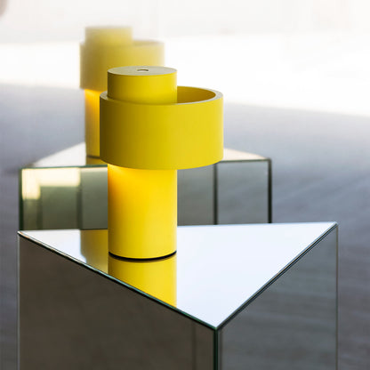 Nastro LED Rechargeable Table Lamp in Outside Area.