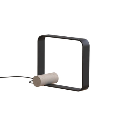 Nastro LED Table Lamp in Sand Black/Beige.