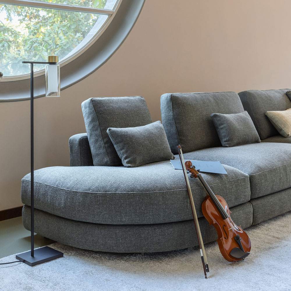 Osman Floor Lamp in living room.