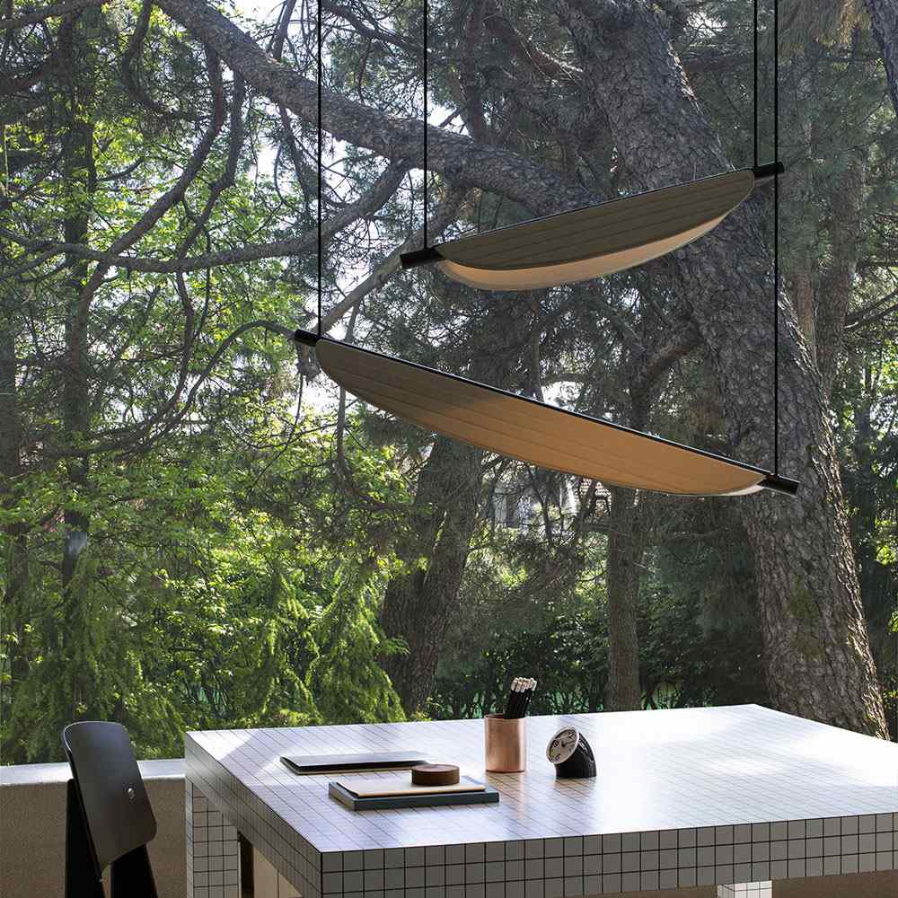 Thula LED Pendant Light in living room.