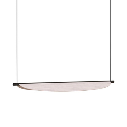 Thula LED Pendant Light in Sand Black/Sand Black (White Oak/52.75-Inch).