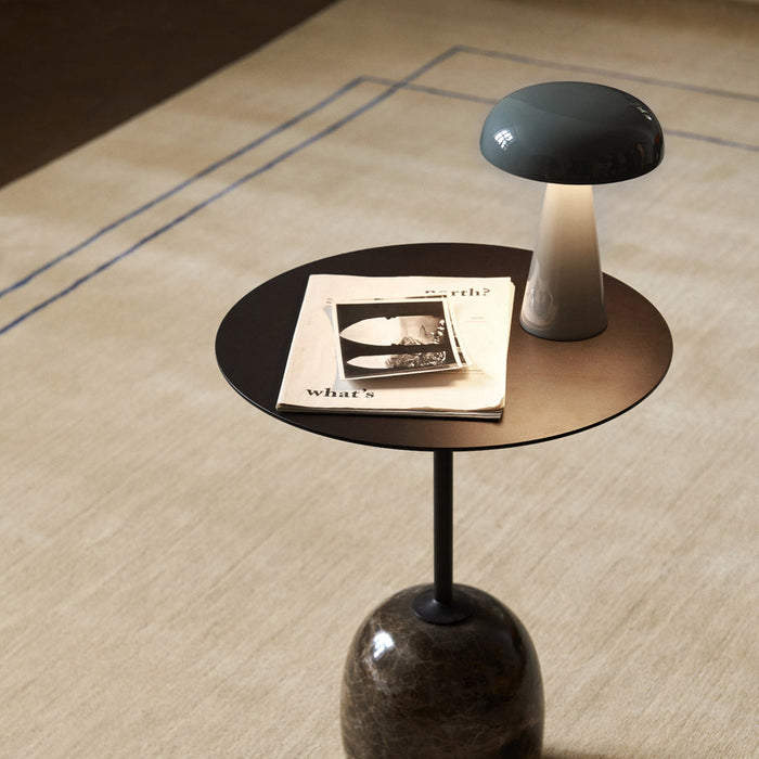 Como Portable Table Lamp in living room.