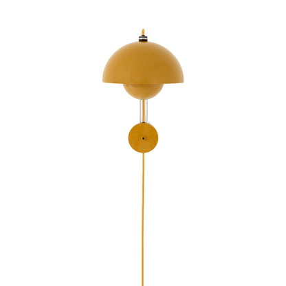 Flowerpot VP8 Wall Light in Mustard.