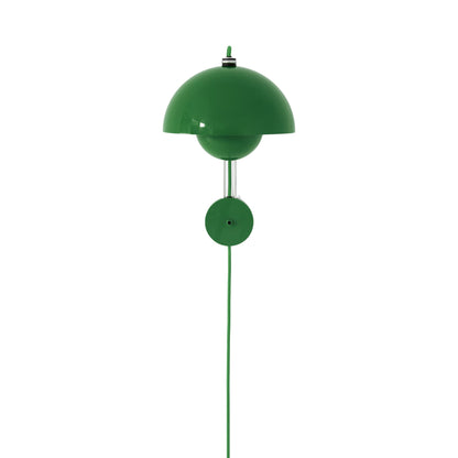 Flowerpot VP8 Wall Light in Signal Green.