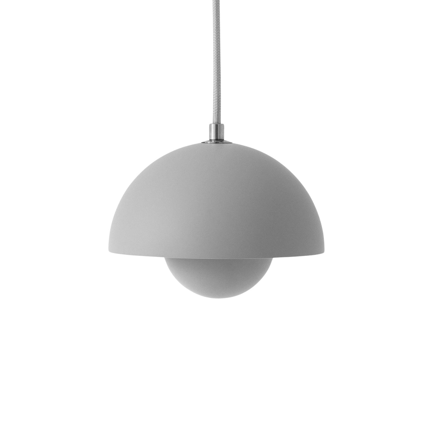 Flowerpot VP Pendant Light in Matt Light Grey (6.3-Inch).