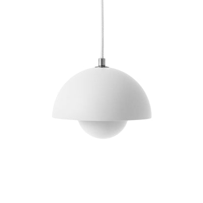 Flowerpot VP Pendant Light in Matt White (6.3-Inch).