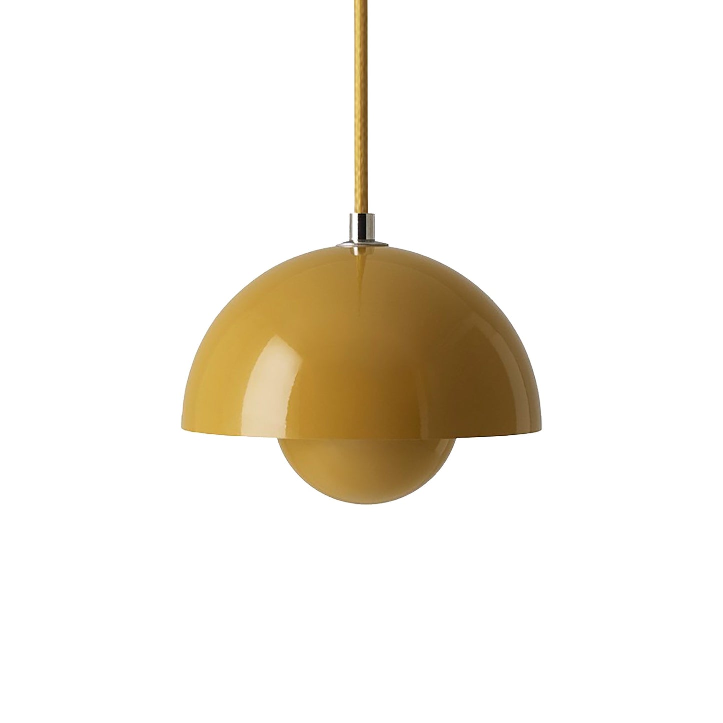 Flowerpot VP Pendant Light in Mustard (6.3-Inch).