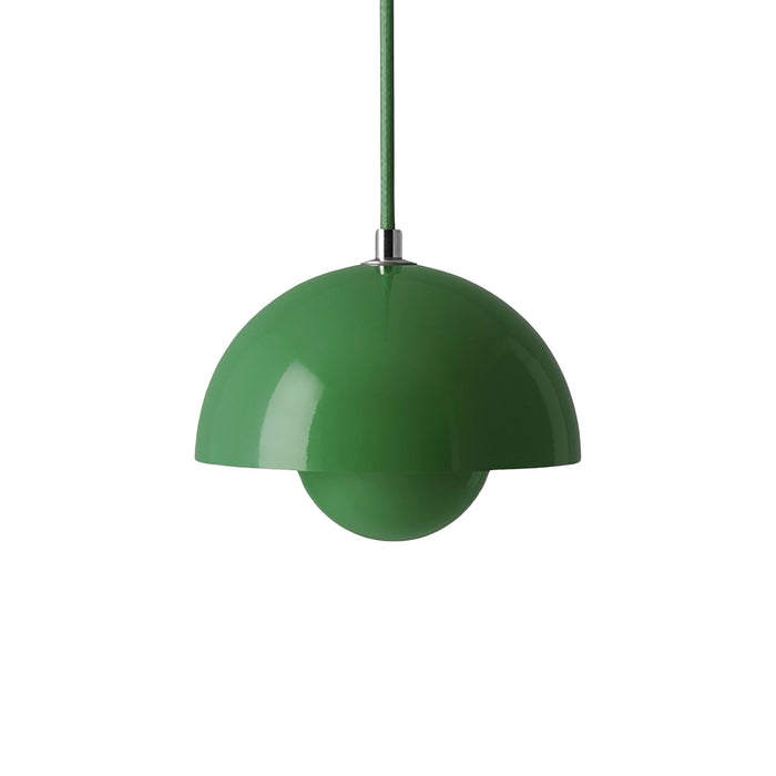 Flowerpot Pendant Light in Signal Green (6.3-Inch).