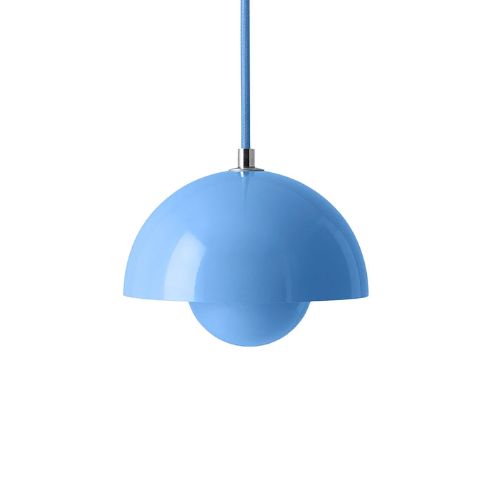 Flowerpot Pendant Light in Swim Blue (6.3-Inch).
