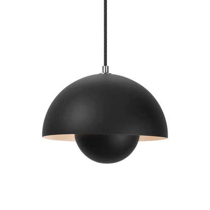 Flowerpot VP Pendant Light in Matt Black (9.1-Inch).