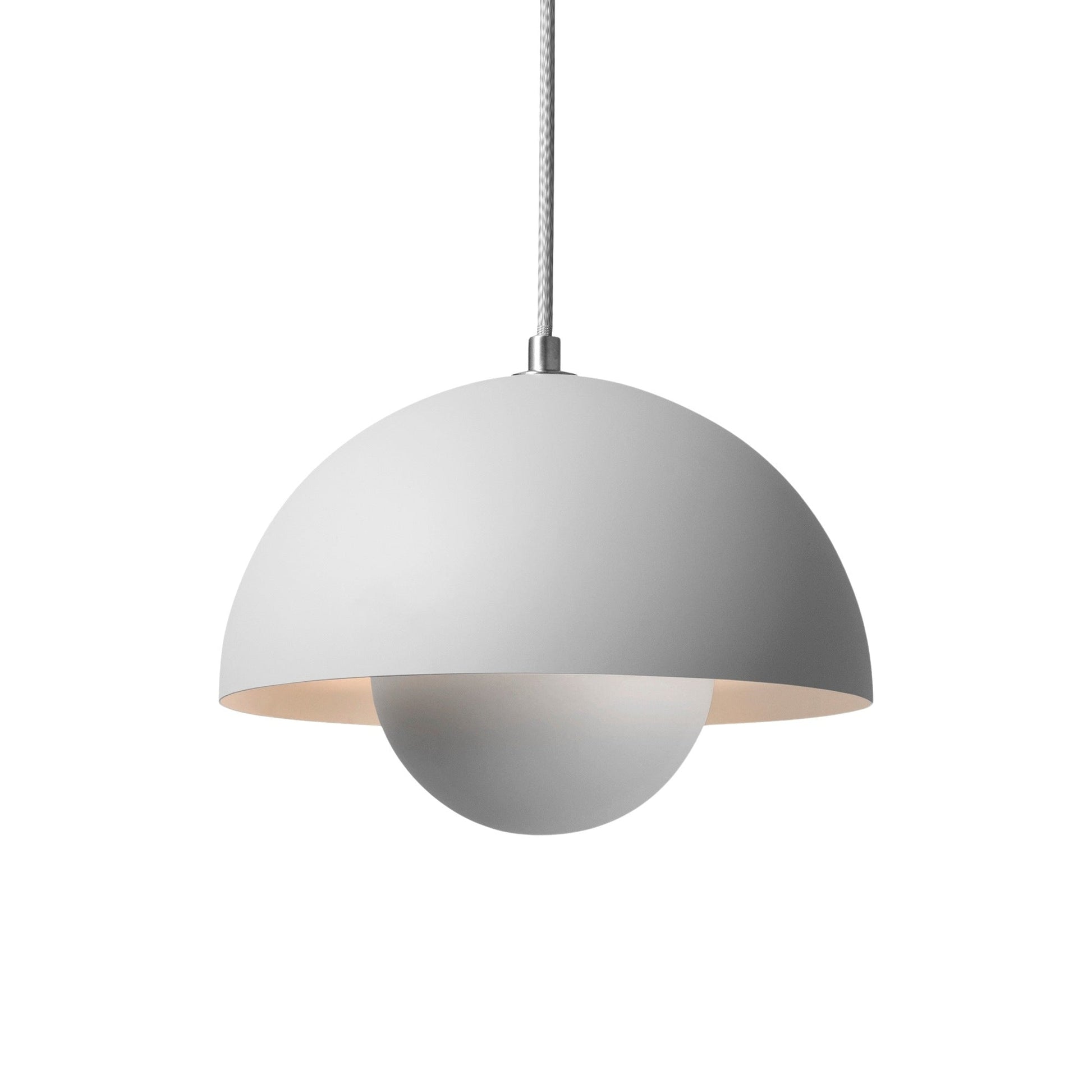 Flowerpot VP Pendant Light in Matt Light Grey (9.1-Inch).