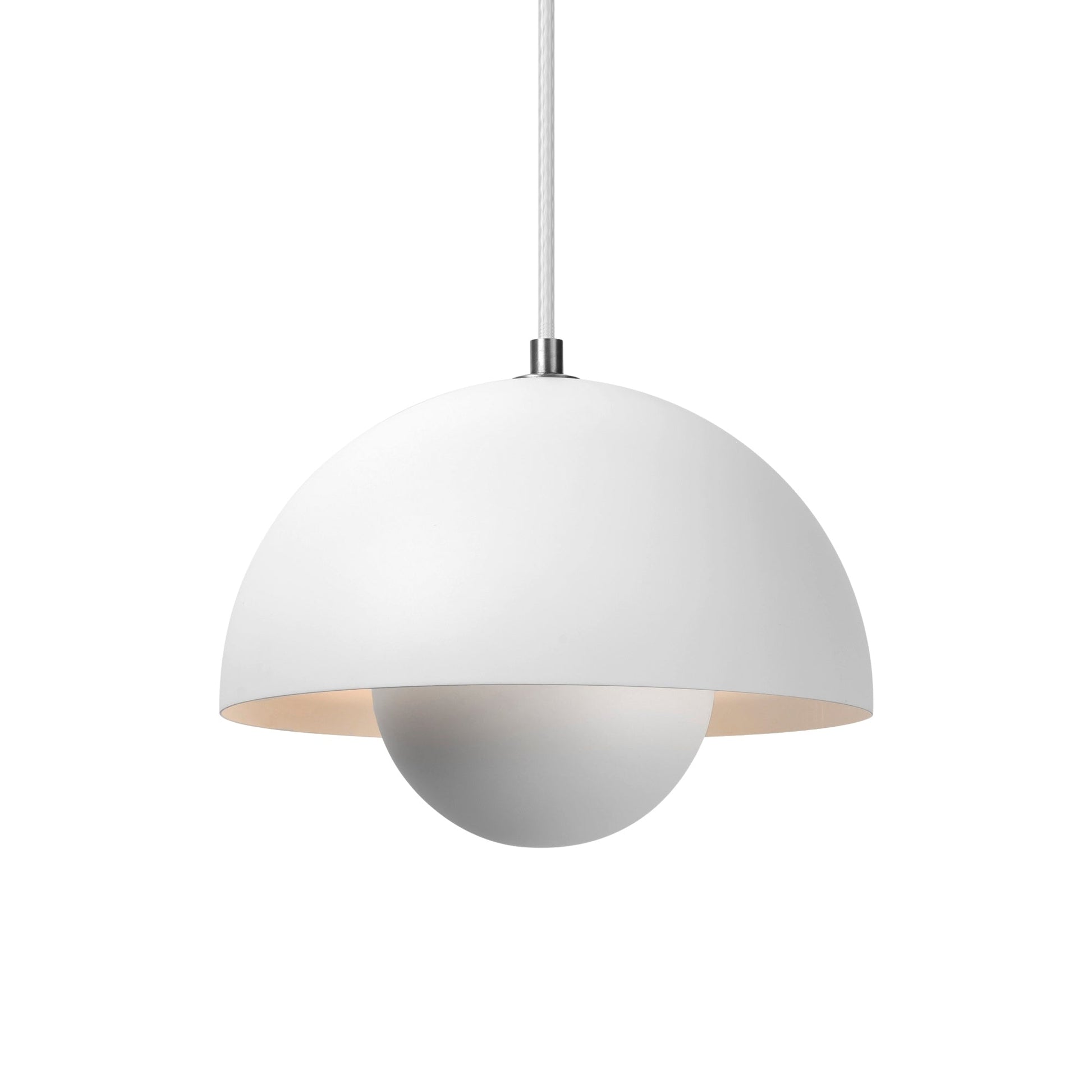 Flowerpot VP Pendant Light in Matt White (9.1-Inch).
